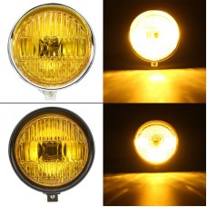 Faro Tondo Luce Gialla Cafè Racer